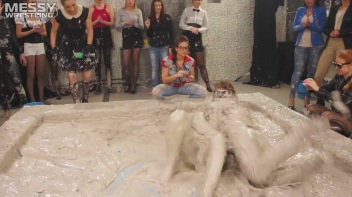 Messy Wrestling: Mud Madness!  No Stopping Till Fully Covered In Slop! Screencap 14 on www.sinx.com