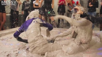 Messy Wrestling: Mud Madness!  No Stopping Till Fully Covered In Slop! Screencap 22 on www.sinx.com