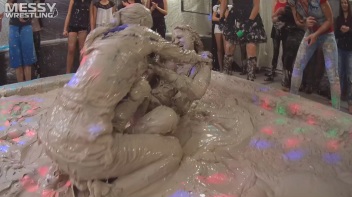 Messy Wrestling: Mud Madness!  No Stopping Till Fully Covered In Slop! Screencap 25 on www.sinx.com