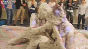 Messy Wrestling: Mud Madness!  No Stopping Till Fully Covered In Slop! Screencap 26 on www.sinx.com