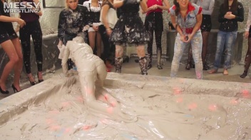 Messy Wrestling: Mud Madness!  No Stopping Till Fully Covered In Slop! Screencap 33 on www.sinx.com