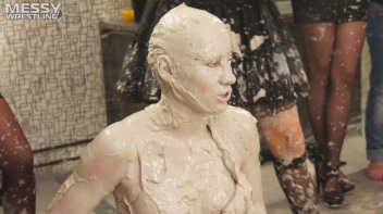 Messy Wrestling: Mud Madness!  No Stopping Till Fully Covered In Slop! Screencap 37 on www.sinx.com
