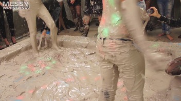 Messy Wrestling: Mud Madness!  No Stopping Till Fully Covered In Slop! Screencap 41 on www.sinx.com