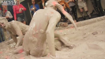 Messy Wrestling: Mud Madness!  No Stopping Till Fully Covered In Slop! Screencap 51 on www.sinx.com