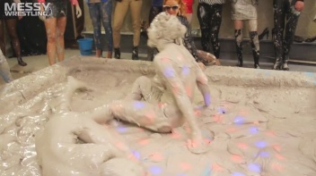 Messy Wrestling: Mud Madness!  No Stopping Till Fully Covered In Slop! Screencap 53 on www.sinx.com