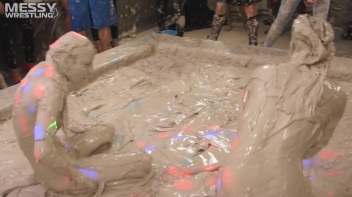 Messy Wrestling: Mud Madness!  No Stopping Till Fully Covered In Slop! Screencap 56 on www.sinx.com