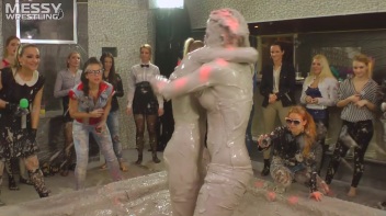 Messy Wrestling: Mud Madness!  No Stopping Till Fully Covered In Slop! Screencap 57 on www.sinx.com