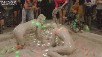 Messy Wrestling: Mud Madness!  No Stopping Till Fully Covered In Slop! Screencap 59 on www.sinx.com