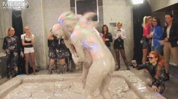 Messy Wrestling: Mud Madness!  No Stopping Till Fully Covered In Slop! Screencap 62 on www.sinx.com