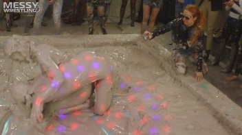 Messy Wrestling: Mud Madness!  No Stopping Till Fully Covered In Slop! Screencap 75 on www.sinx.com