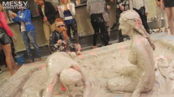 Messy Wrestling: Mud Madness!  No Stopping Till Fully Covered In Slop! Screencap 78 on www.sinx.com