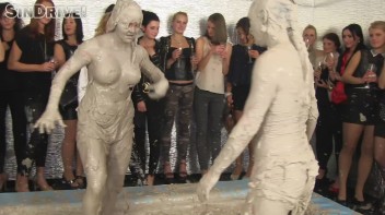 Muddy Wrestling: Jenna Lovely vs Lilith Virago & Gabriella vs. Sheila Screencap 54 on www.sinx.com
