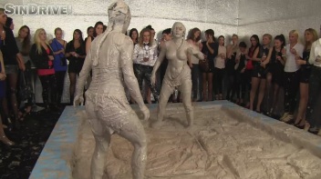 Muddy Wrestling: Jenna Lovely vs Lilith Virago & Gabriella vs. Sheila Screencap 55 on www.sinx.com