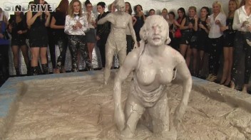 Muddy Wrestling: Jenna Lovely vs Lilith Virago & Gabriella vs. Sheila Screencap 57 on www.sinx.com