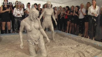 Muddy Wrestling: Jenna Lovely vs Lilith Virago & Gabriella vs. Sheila Screencap 59 on www.sinx.com