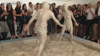 Muddy Wrestling: Jenna Lovely vs Lilith Virago & Gabriella vs. Sheila Screencap 65 on www.sinx.com