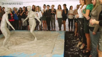 Muddy Wrestling: Jenna Lovely vs Lilith Virago & Gabriella vs. Sheila Screencap 66 on www.sinx.com