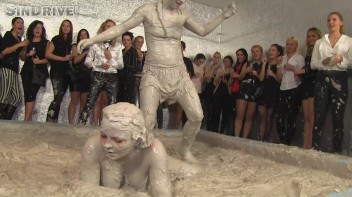 Muddy Wrestling: Jenna Lovely vs Lilith Virago & Gabriella vs. Sheila Screencap 70 on www.sinx.com