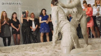 Muddy Wrestling: Jenna Lovely vs Lilith Virago & Gabriella vs. Sheila Screencap 90 on www.sinx.com