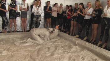 Muddy Wrestling: Jenna Lovely vs Lilith Virago & Gabriella vs. Sheila Screencap 102 on www.sinx.com