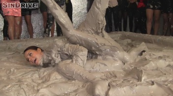 Muddy Wrestling: Jenna Lovely vs Lilith Virago & Gabriella vs. Sheila Screencap 104 on www.sinx.com