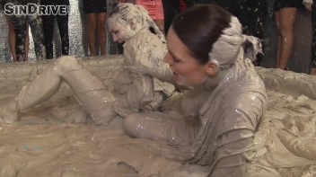 Muddy Wrestling: Jenna Lovely vs Lilith Virago & Gabriella vs. Sheila Screencap 112 on www.sinx.com