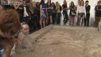 Muddy Wrestling: Jenna Lovely vs Lilith Virago & Gabriella vs. Sheila Screencap 119 on www.sinx.com