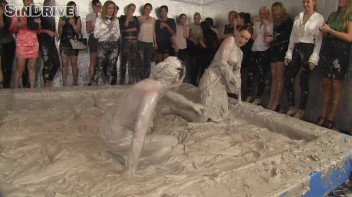 Muddy Wrestling: Jenna Lovely vs Lilith Virago & Gabriella vs. Sheila Screencap 127 on www.sinx.com