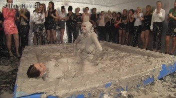 Muddy Wrestling: Jenna Lovely vs Lilith Virago & Gabriella vs. Sheila Screencap 141 on www.sinx.com