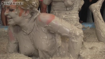 Muddy Wrestling: Jenna Lovely vs Lilith Virago & Gabriella vs. Sheila Screencap 17 on www.sinx.com