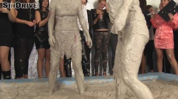 Muddy Wrestling: Jenna Lovely vs Lilith Virago & Gabriella vs. Sheila Screencap 19 on www.sinx.com