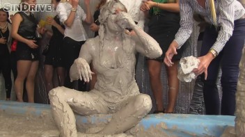 Muddy Wrestling: Jenna Lovely vs Lilith Virago & Gabriella vs. Sheila Screencap 22 on www.sinx.com