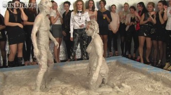 Muddy Wrestling: Jenna Lovely vs Lilith Virago & Gabriella vs. Sheila Screencap 36 on www.sinx.com