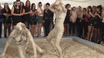 Muddy Wrestling: Jenna Lovely vs Lilith Virago & Gabriella vs. Sheila Screencap 37 on www.sinx.com