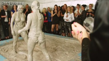 Muddy Wrestling: Jenna Lovely vs Lilith Virago & Gabriella vs. Sheila Screencap 44 on www.sinx.com