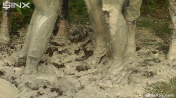 Mud Wrestling Girlfriends' Messy Affair Screencap 42 on www.sinx.com