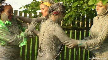 Mud Wrestling Girlfriends' Messy Affair Screencap 47 on www.sinx.com