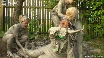 Mud Wrestling Girlfriends' Messy Affair Screencap 60 on www.sinx.com