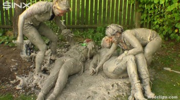 Mud Wrestling Girlfriends' Messy Affair Screencap 65 on www.sinx.com