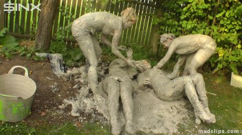 Mud Wrestling Girlfriends' Messy Affair Screencap 66 on www.sinx.com