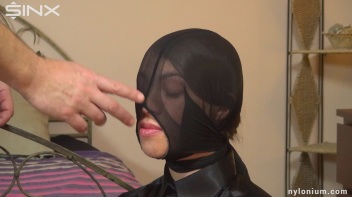 Submissive Nylon Masked Beauty Used As Cum Slut Screencap 1 on www.sinx.com