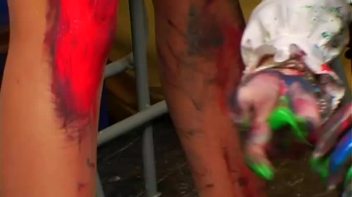 Painting Lesson Turns Messy Screencap 54 on www.sinx.com
