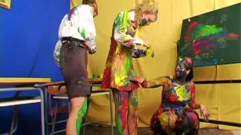 Painting Lesson Turns Messy Screencap 78 on www.sinx.com