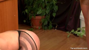 Boss Gets Punished By Big Black Strap-On Screencap 80 on www.sinx.com