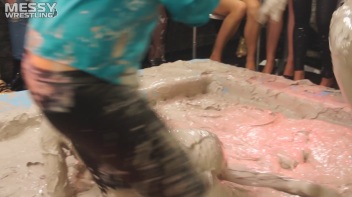 Messy Wrestling: Fashion Freaks Throw Down In The Mud - Watch Them Roar! Screencap 26 on www.sinx.com