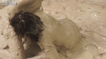 Messy Wrestling: Fashion Freaks Throw Down In The Mud - Watch Them Roar! Screencap 27 on www.sinx.com