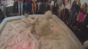 Messy Wrestling: Fashion Freaks Throw Down In The Mud - Watch Them Roar! Screencap 50 on www.sinx.com