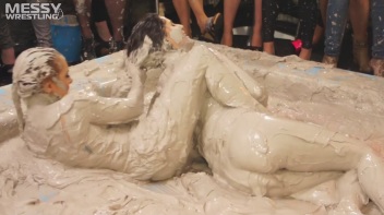 Messy Wrestling: Fashion Freaks Throw Down In The Mud - Watch Them Roar! Screencap 60 on www.sinx.com