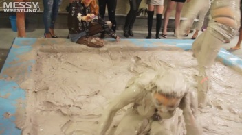 Messy Wrestling: Hittin' It Hard In The Mud - No Stopping Till There's Not A Dry Spot Left! Screencap 54 on www.sinx.com