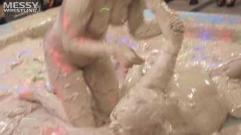 Messy Wrestling: Hittin' It Hard In The Mud - No Stopping Till There's Not A Dry Spot Left! Screencap 79 on www.sinx.com